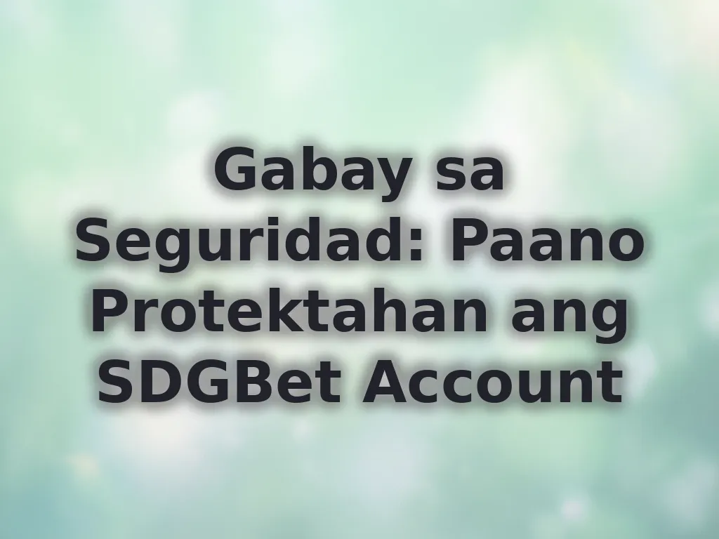 Account Security